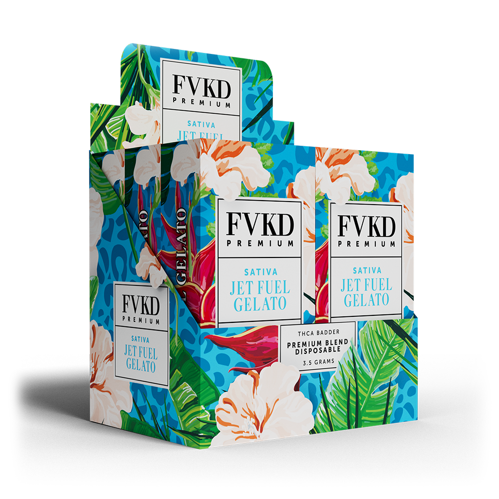 FVKD Jet Fuel Gelato Strain Vape